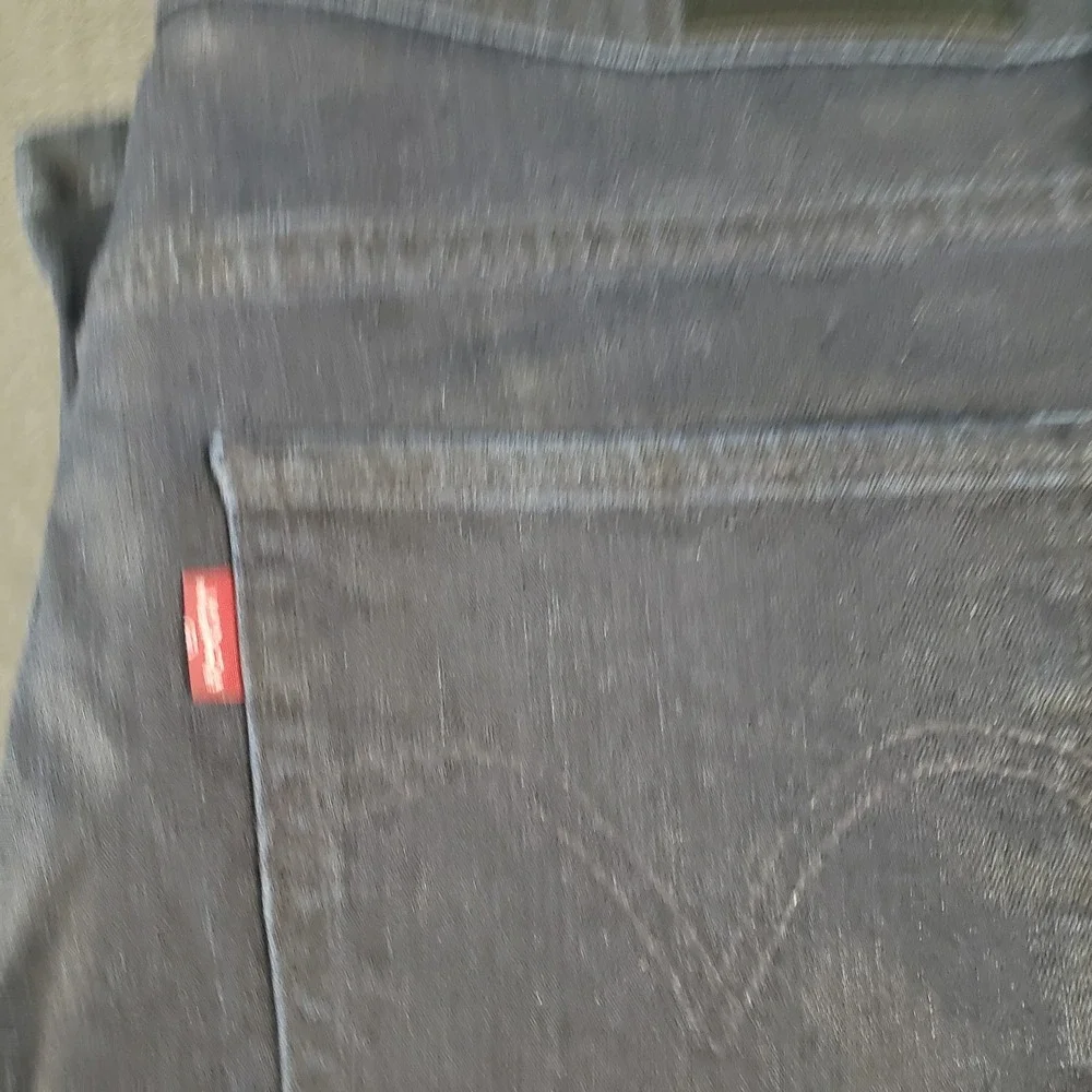Levis Jeans Womens Size 12 Mid Rise Bootcut Skinny Dark Wash Red‎ Tab